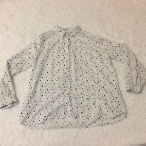 Button down starry blouse
